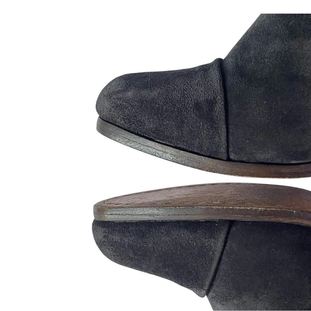 RAG & BONE HARROW BLACK SUEDE BOOTS SZ 6 MED